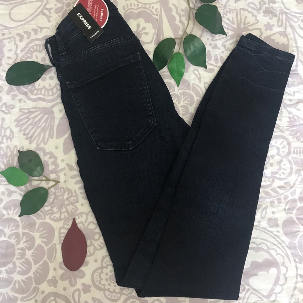 Express High Rise Skinny Jeans